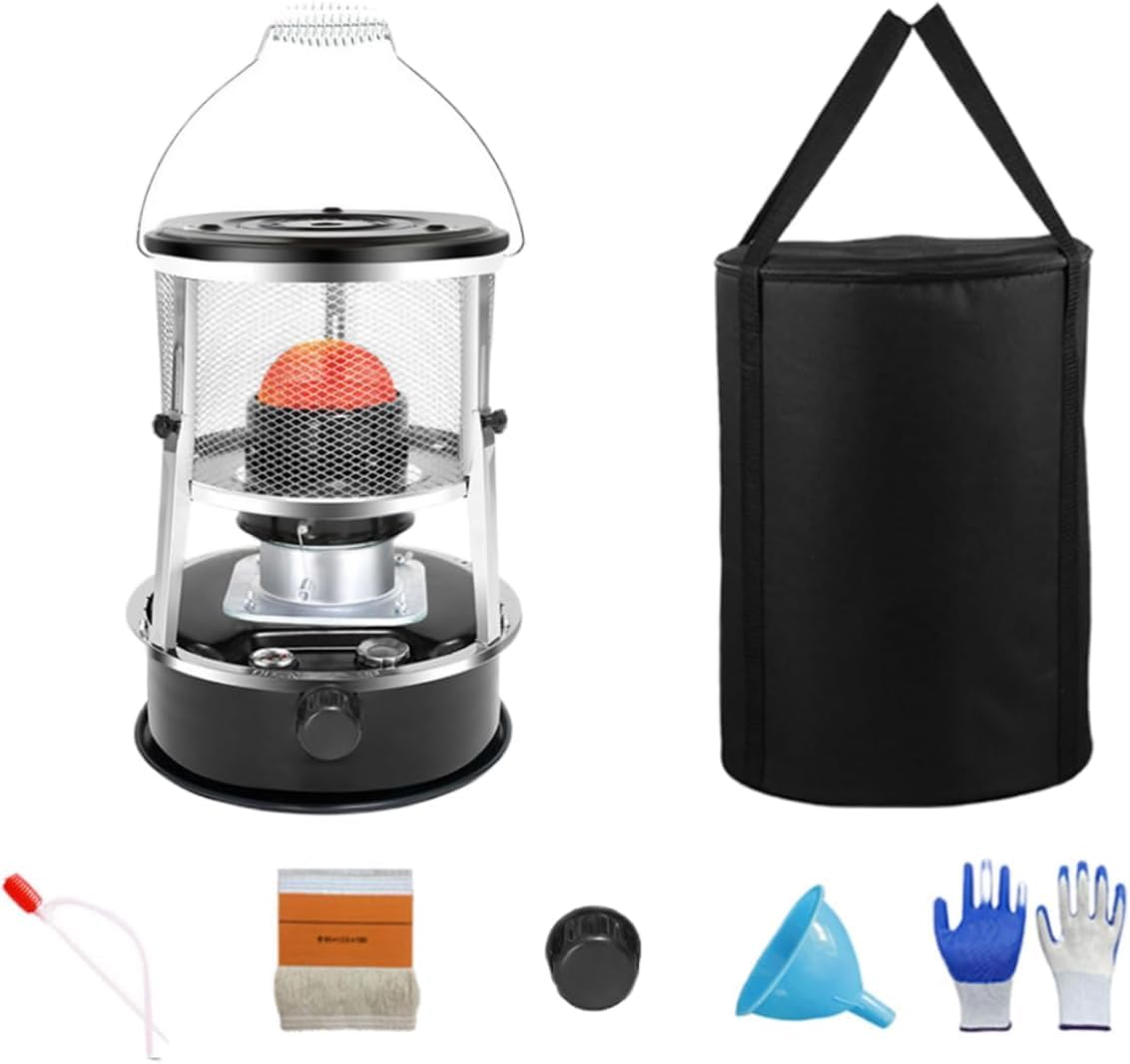 石油炉 対流式石油炉 小型 石油ストーブ 4.5L容量 360°炉 対流加熱